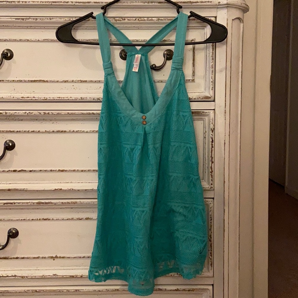 Teal tank